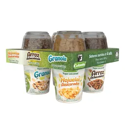 Paquete Yogur Con Cereal Surtido Colanta 170 g 169 g 180 g x 4 U