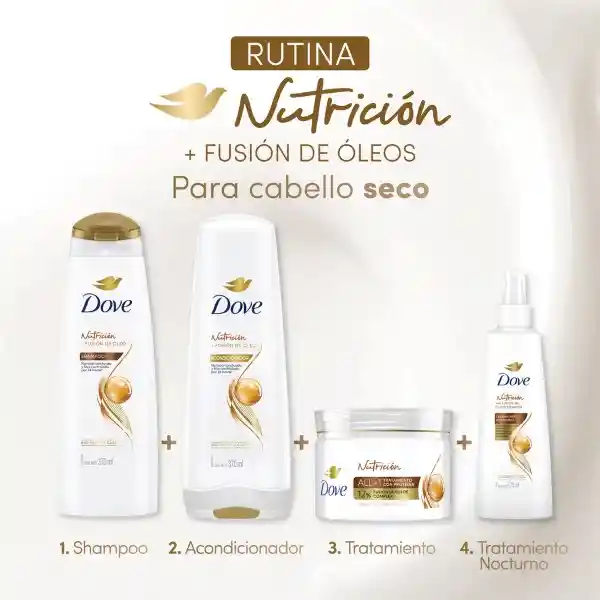 Tratamiento Nocturno Spray Nutrición Fusión de Oleo Dove 175 mL