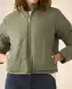 Chaqueta Verde Bambú Medio Talla M 623G209 Esprit