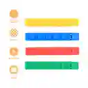 Clips Para Sellar Alimentos Building Blocks 4 Piezas Miniso