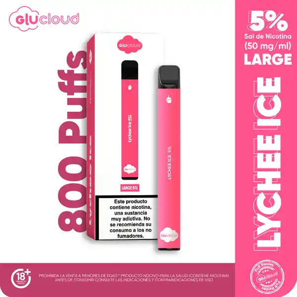 Glucloud Vaporizador Large Lychee Ice