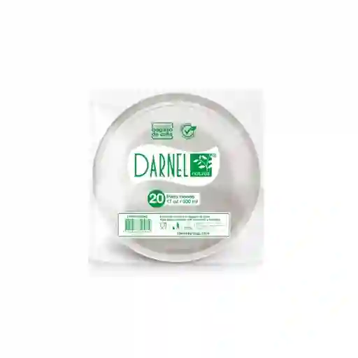 Darnel Plato Hondo Natural Bagazo Cana 17 oz