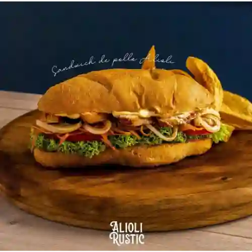 Sandwich de Pollo Alioli