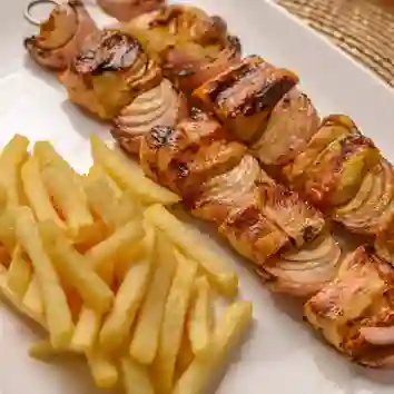 Kebab de pollo