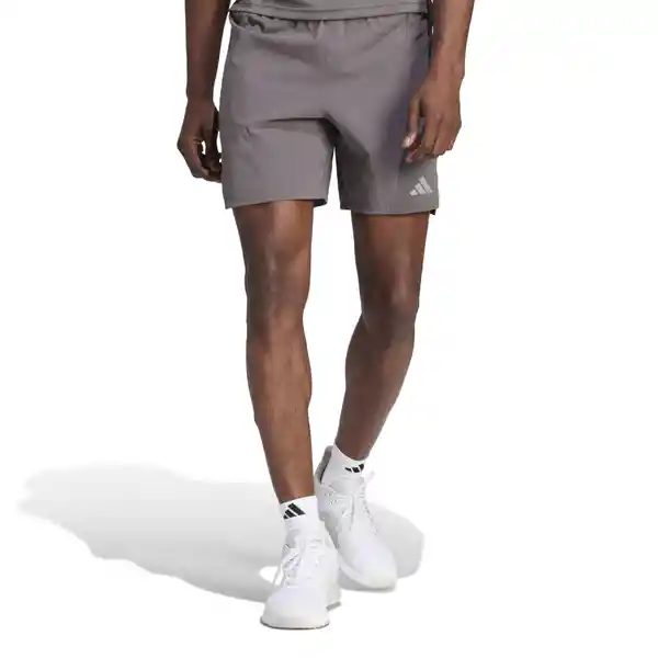 Adidas Short D4t Hr Para Hombre Gris Talla L7