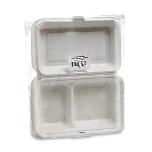Geopack Portacomida de 2 Divisiones