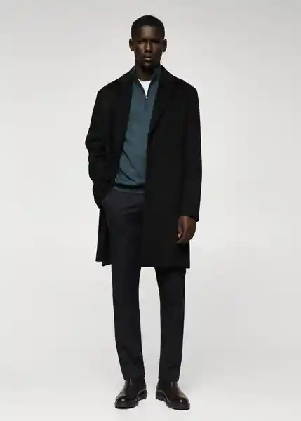 Abrigo Dalan-I Negro Talla XS Hombre Mango