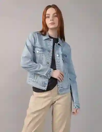 Chaqueta Mujer Azul Talla: X-SMALL 3654915 American Eagle
