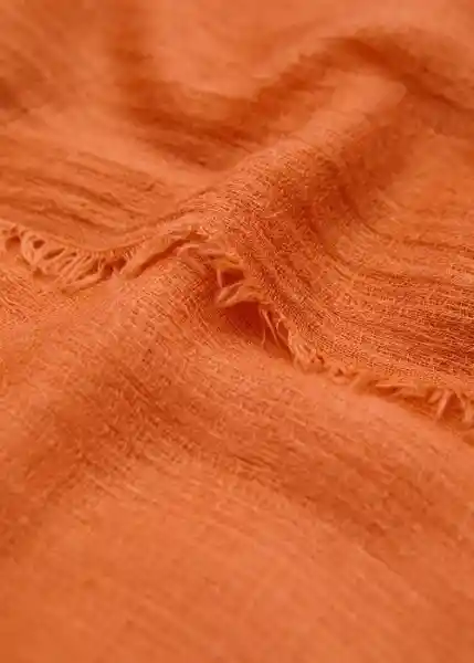 Fular Spiagia Terracota Talla 99 Mujer Mango