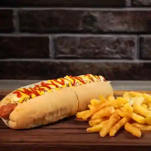 Perro caliente sencillo