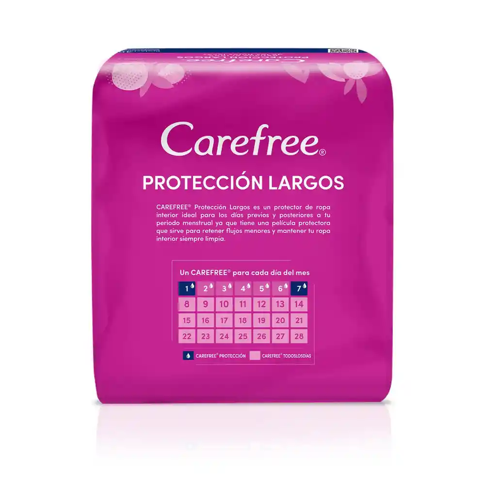 Protectores CAREFREE Protección Largos 40 UND