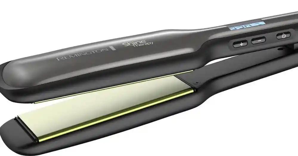 Remington Plancha Alisadora Shine Therapy Aguacate Macadamia