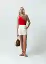 Esqueleto Tejido Mujer Rojo Adrenalina Medio T S 082G026 Naf Naf