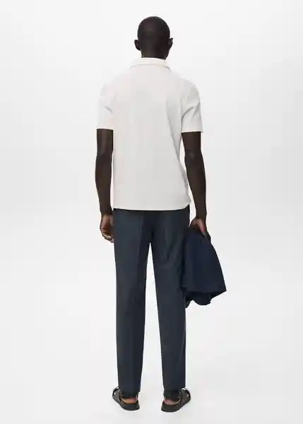 Pantalón Ennio Navy Talla 42 Hombre Mango