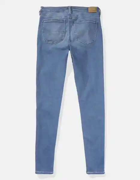 Jean Mujer Azul Talla: 2 SHORT 4712915 American Eagle
