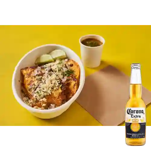 Combo Quesabirria + Corona 355 ml