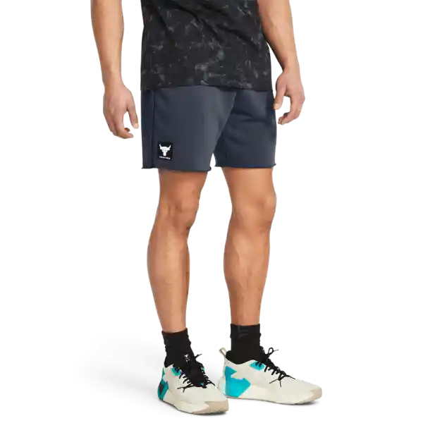 Under Armour Short Rock Hwt Terry Hombre Gris LG 1383186-044