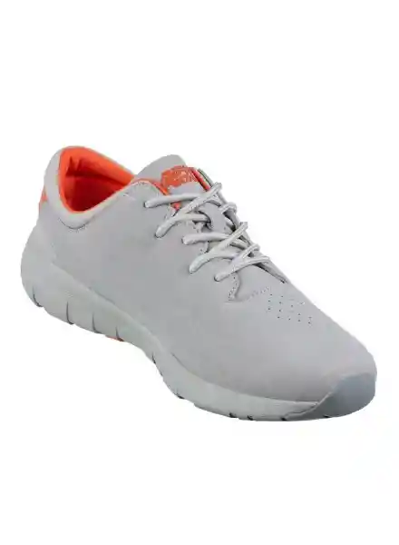 Aeroflex Tenis Deportivo Mujer Gris y Naranja Talla 37