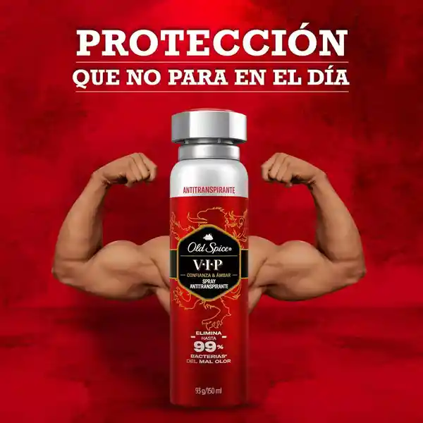 Desodorante Antitranspirante Hombre Old Spice Spray VIP 93 g