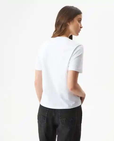 Camiseta Graphic Femenino Blanco 0 Claro Talla M Chevignon