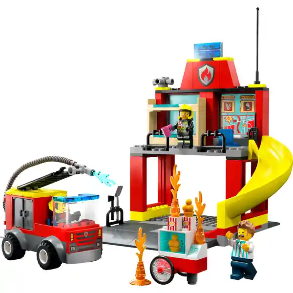 Set de Construcción Estación de Bomberos y Camión Lego