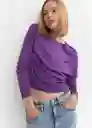 Jersey Lucca Morado Talla S Mujer Mango