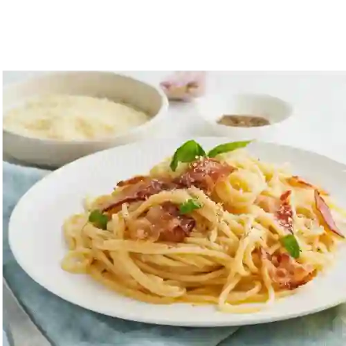 Pasta Carbonara con Tocineta