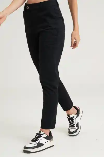 Pantalón Turin Color Negro Talla 10 Ragged