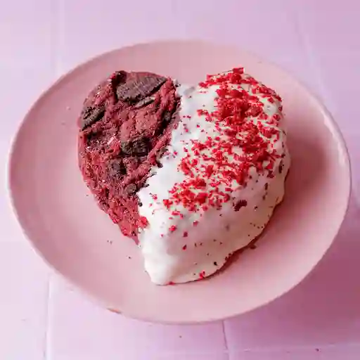 Promo torta brownie red velvet corazón