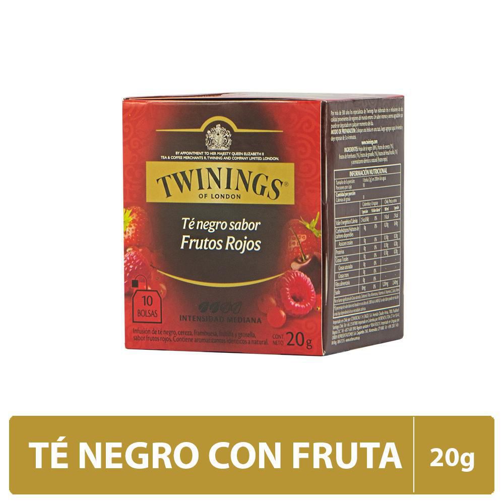 Twinings Té Negro Sabor Frutos Rojos 20 g