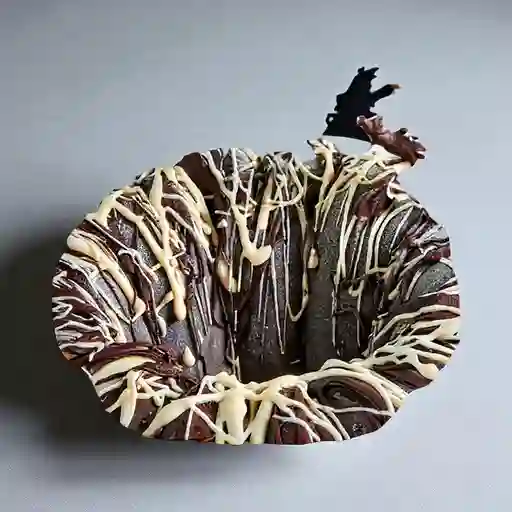 Torta Helada. Flor Chocolate Negro