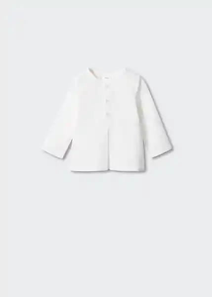 Blusa Creta Offwhite Talla 64 Niños Mango