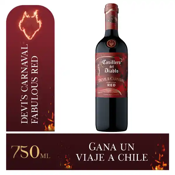 Casillero Del Diablo Vino Tinto Devils Carnaval Fab Red