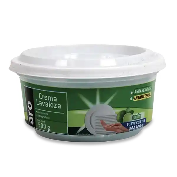 Aro Crema Lavaloza Limón Antibacterial