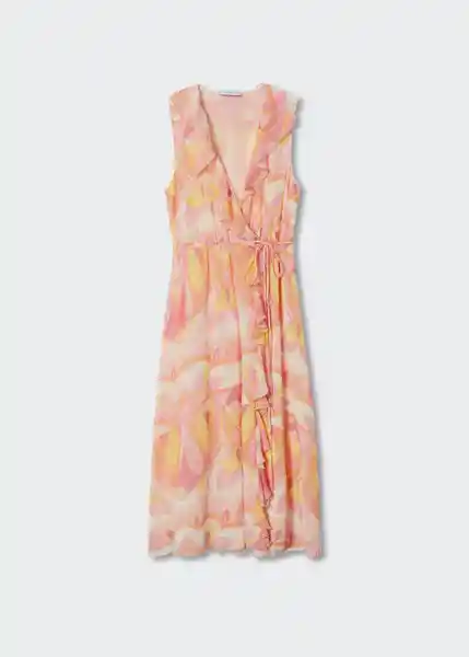 Vestido Popi Rosa Talla M Mujer Mango