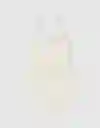Enterizo Aerie Blanco Talla: LARGE 6088125 American Eagle