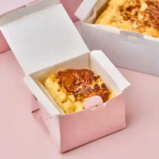 Porción pavé tarta vasca