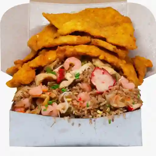 Arroz Chino con Chuleta