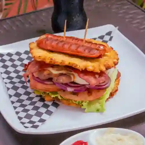 la Patacoburger + Papas
