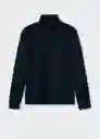 Sudadera Ibizaz-I Marino Talla M Hombre Mango