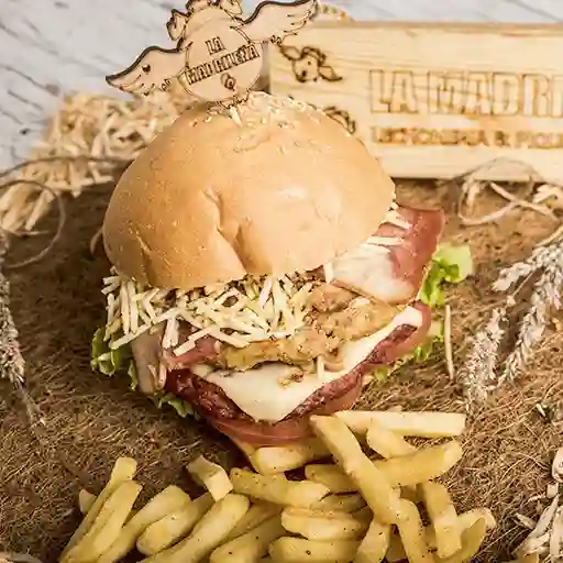 Hamburguesa con Plátano