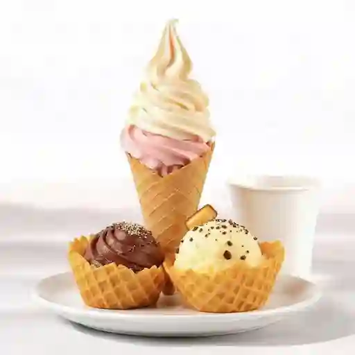 Cono, canasta o vaso