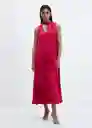 Vestido Turmalin-A Fucsia Talla S Mujer Mango