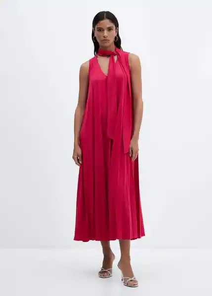 Vestido Turmalin-A Fucsia Talla S Mujer Mango