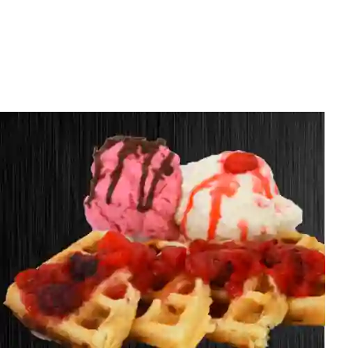 Waffle de Frutos Rojos