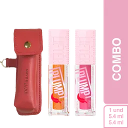 Combo Porta Labial + Lifter Gloss Plump Honey + Pink Sting