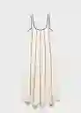 Vestido Bico Crudo Talla M Mujer Mango