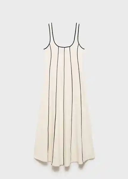 Vestido Bico Crudo Talla M Mujer Mango