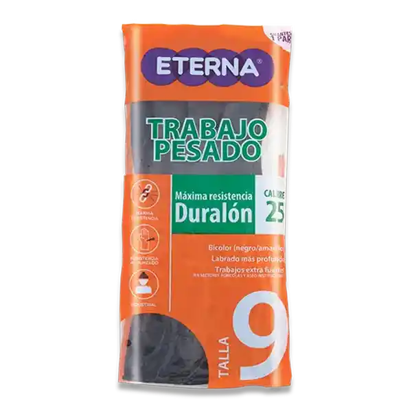 Eterna Guantes Máxima Resistencia Duralón C 25 Talla 9.0