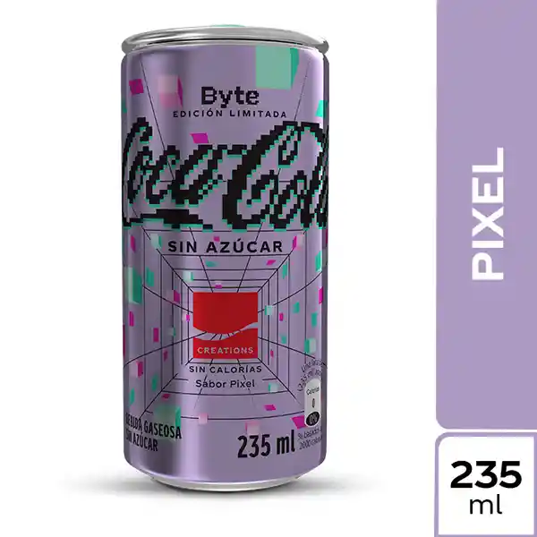 Coca-Cola Zero Byte Gaseosa Zero Sabor Pixel